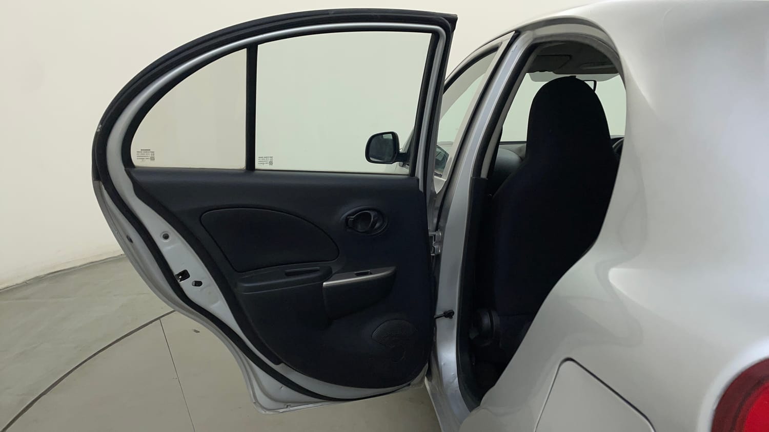 Used 2019 Nissan Micra Active XL (O) Petrol Manual interior LEFT REAR DOOR OPEN VIEW