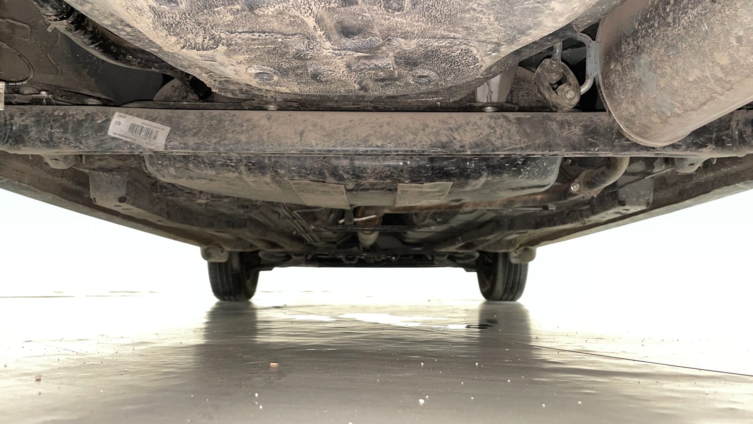 Used 2023 Tata Tiago XTA Petrol Automatic extra REAR UNDERBODY VIEW (TAKEN FROM REAR)