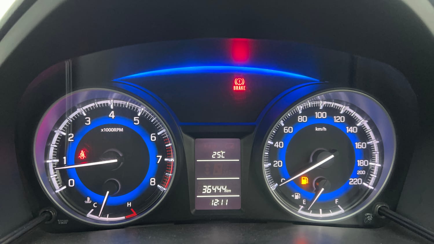 Used 2021 Maruti Suzuki Baleno Delta Petrol Manual interior CLUSTERMETER VIEW