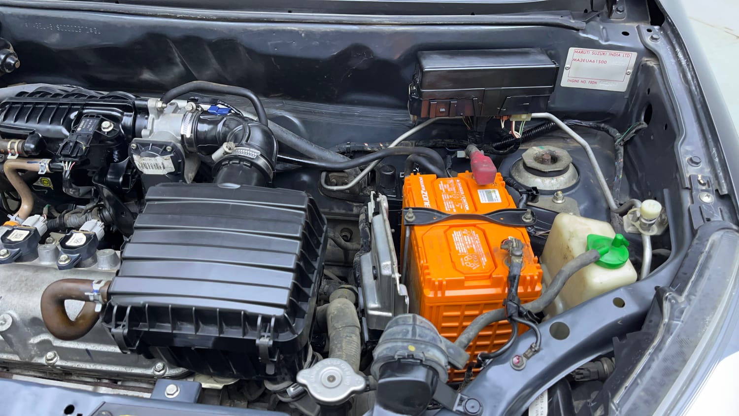 Used 2018 Maruti Suzuki Alto 800 LXi (O) Petrol Manual engine ENGINE LEFT SIDE VIEW