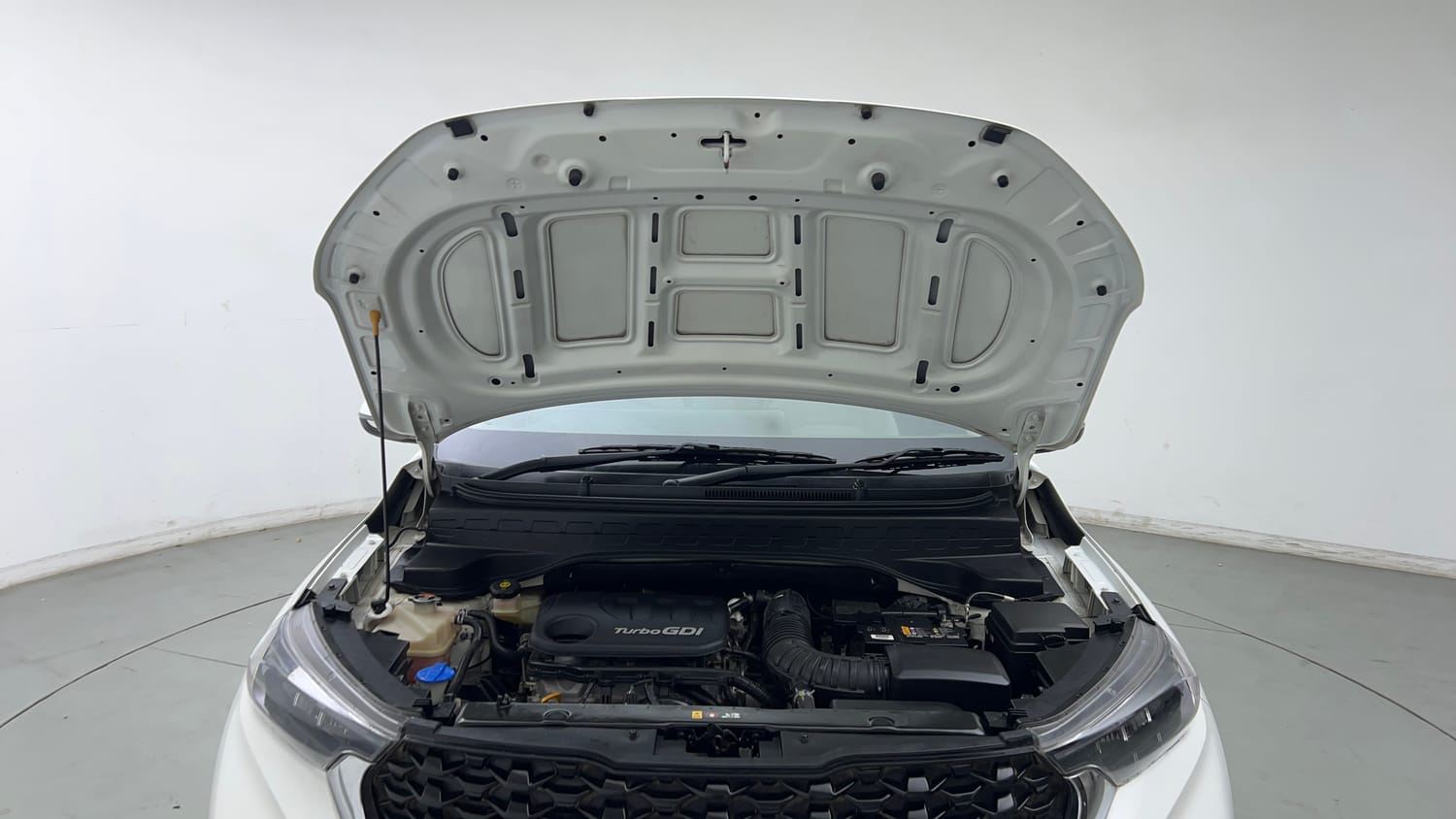 Used 2023 Kia Sonet HTX 1.0 Turbo Petrol DCT Petrol Automatic engine ENGINE & BONNET OPEN FRONT VIEW
