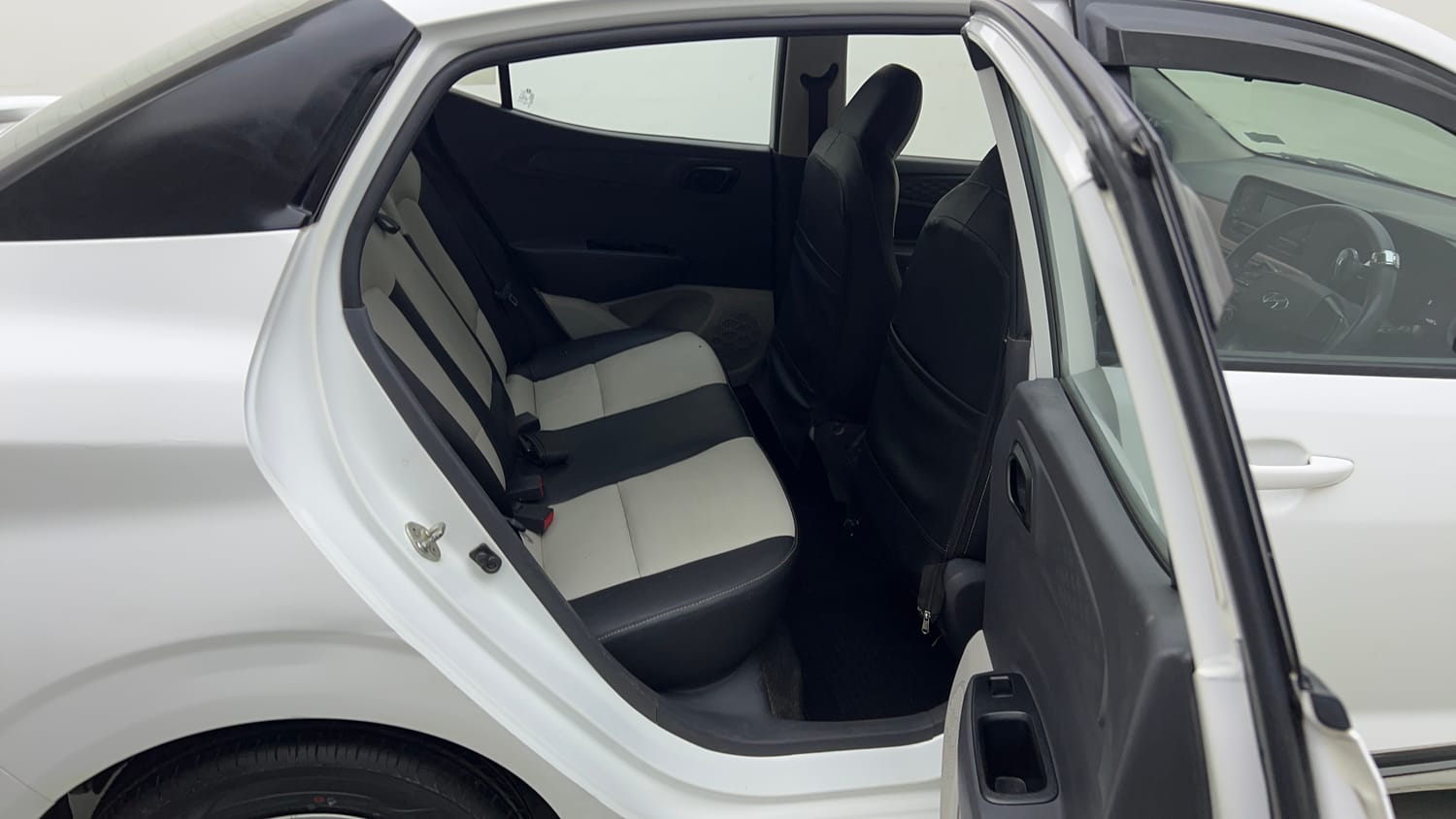 Used 2022 Hyundai Aura S 1.2 Petrol Petrol Manual interior RIGHT SIDE REAR DOOR CABIN VIEW