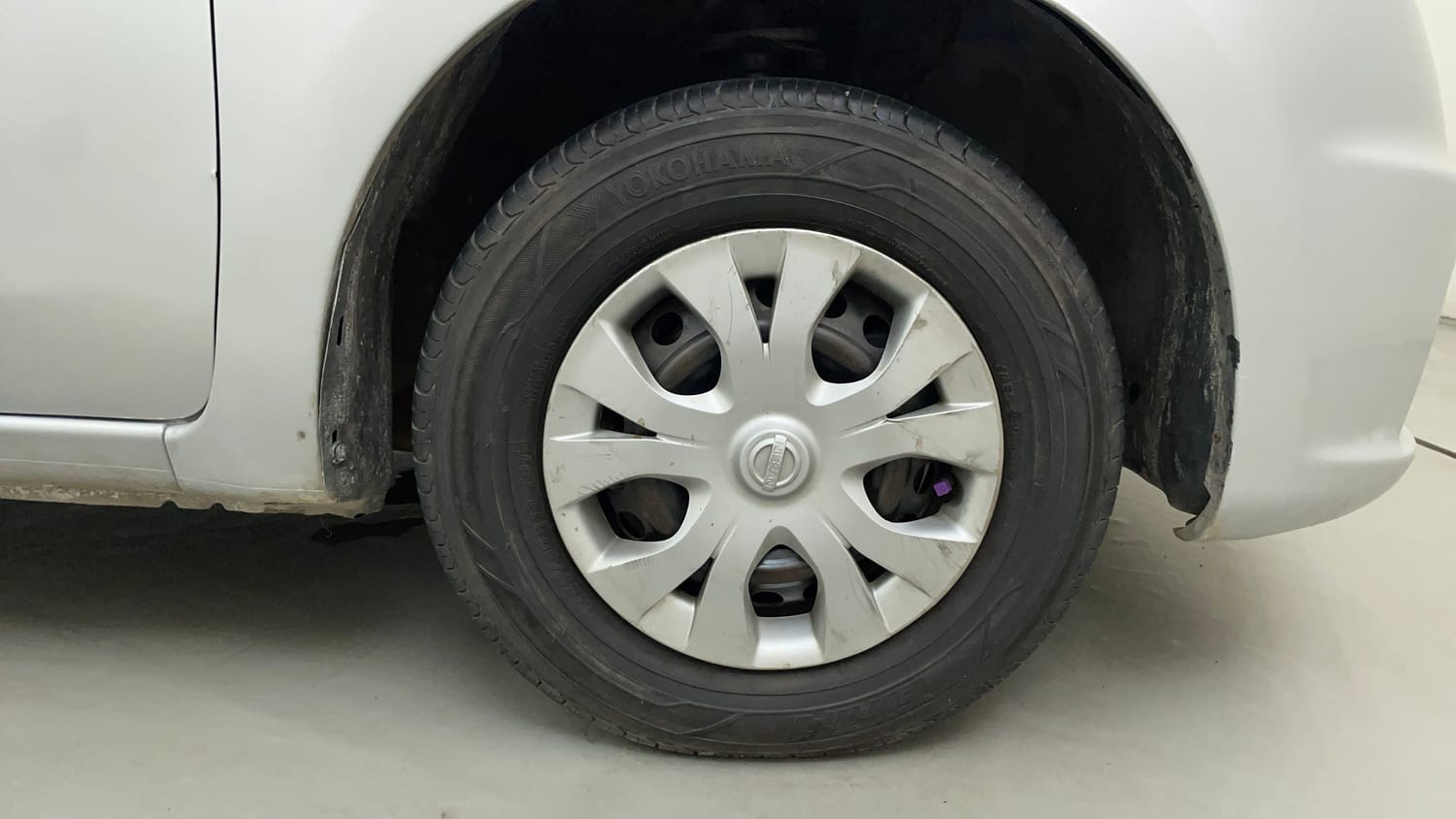 Used 2019 Nissan Micra Active XL (O) Petrol Manual tyres RIGHT FRONT TYRE RIM VIEW