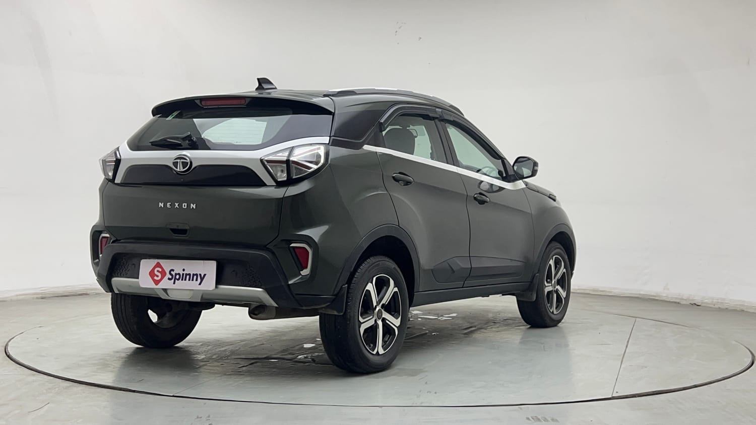 Used 2021 Tata Nexon XZA Plus Petrol Automatic exterior RIGHT REAR CORNER VIEW