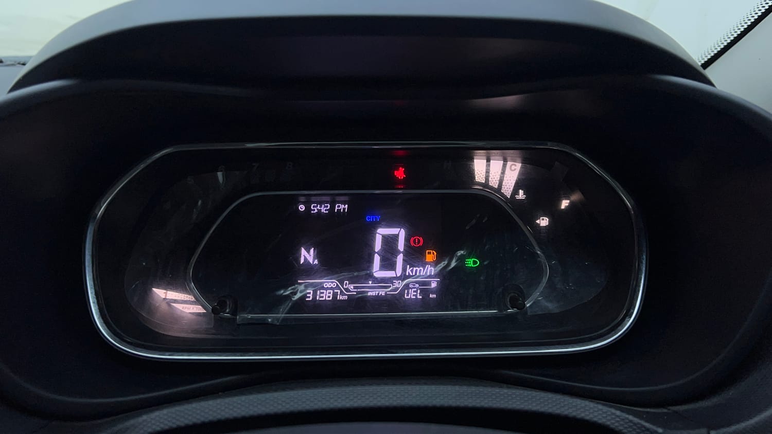 Used 2021 Tata Nexon XZA Plus Petrol Automatic interior CLUSTERMETER VIEW