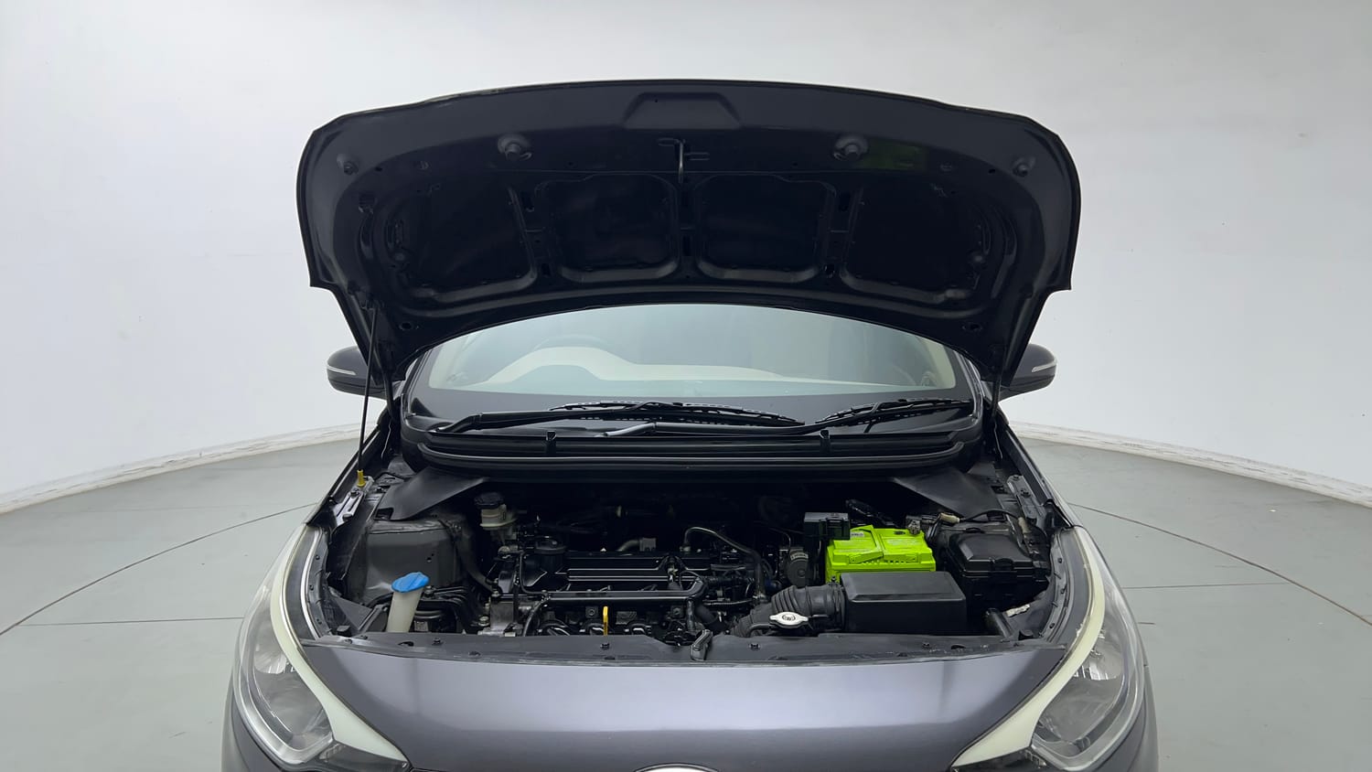 Used 2017 Hyundai Elite i20 Asta 1.2 Petrol Manual engine ENGINE & BONNET OPEN FRONT VIEW