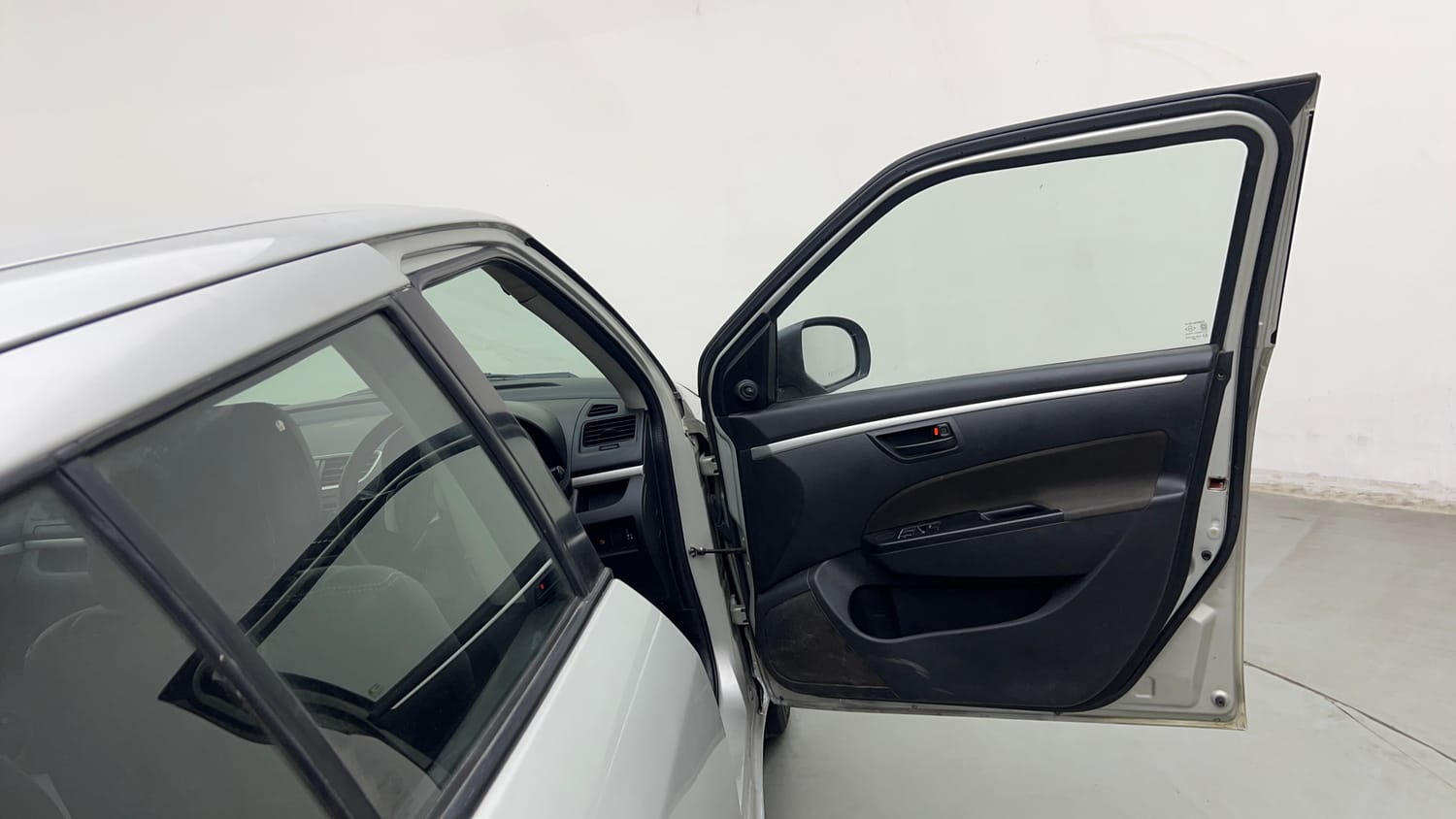 Used 2017 Maruti Suzuki Swift Lxi (O) Petrol Manual interior RIGHT FRONT DOOR OPEN VIEW