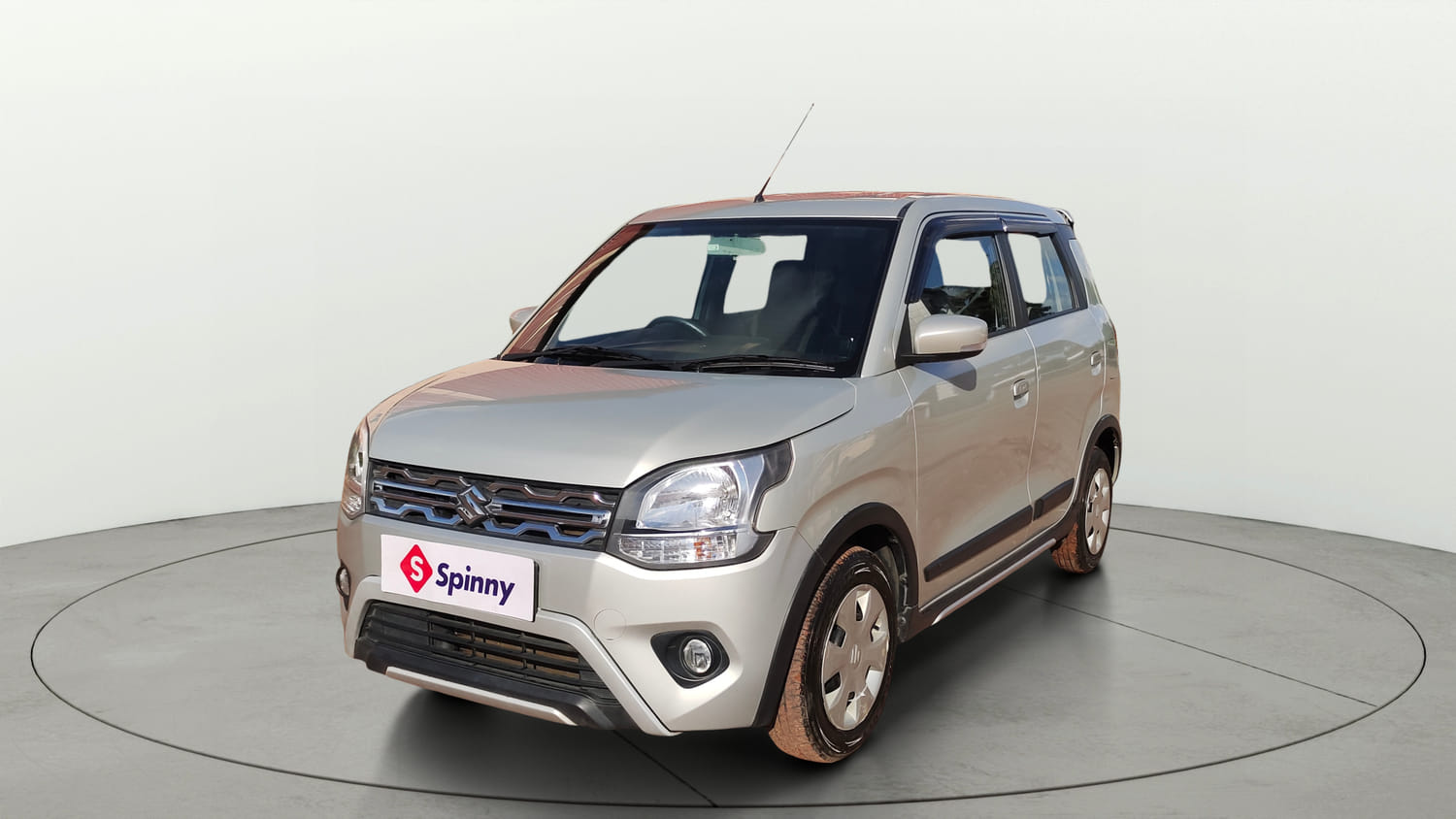 Used 2022 Maruti Suzuki Wagon R ZXi 1.2 Petrol Manual exterior LEFT FRONT CORNER VIEW