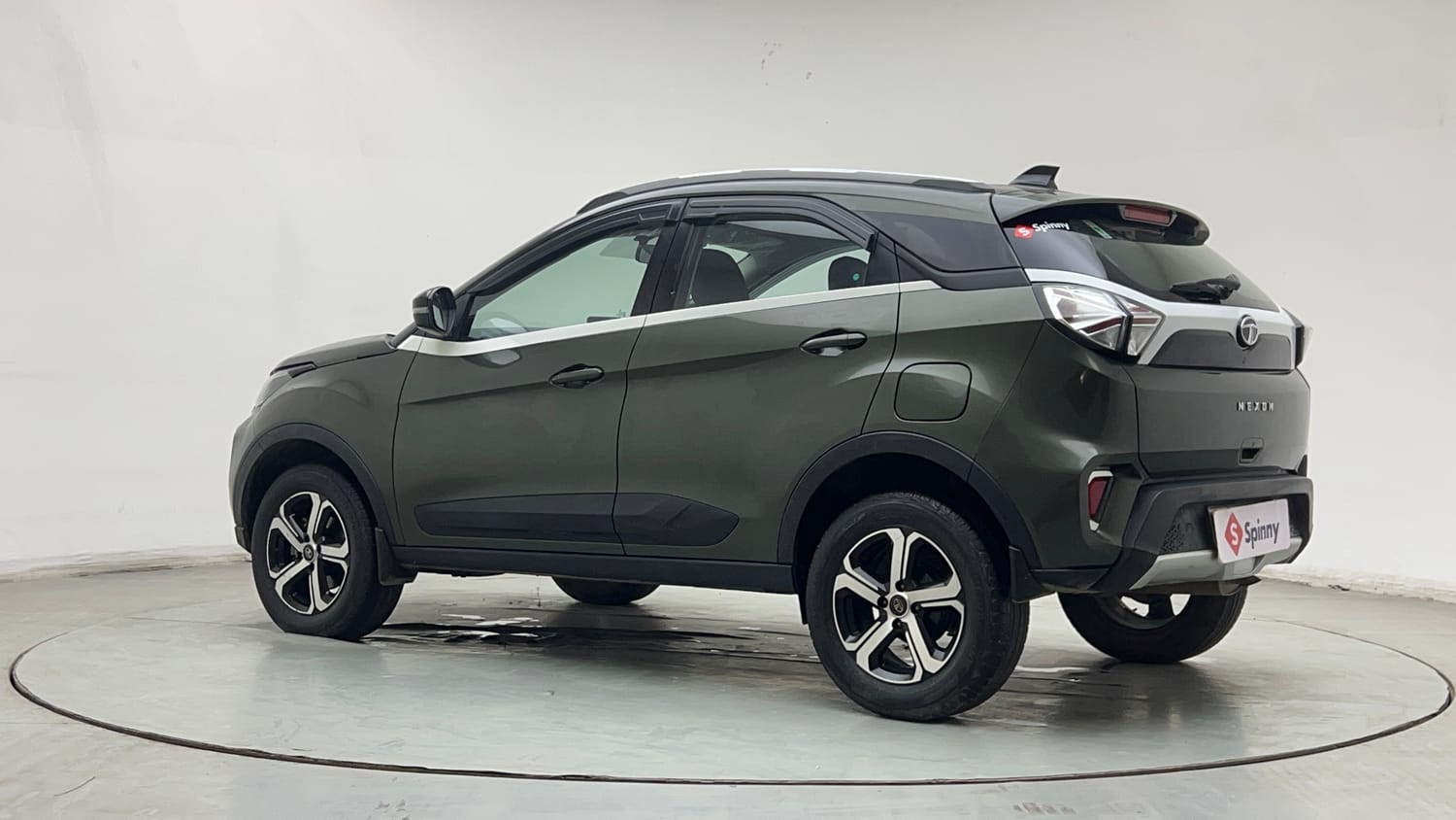 Used 2021 Tata Nexon XZA Plus Petrol Automatic exterior LEFT REAR CORNER VIEW