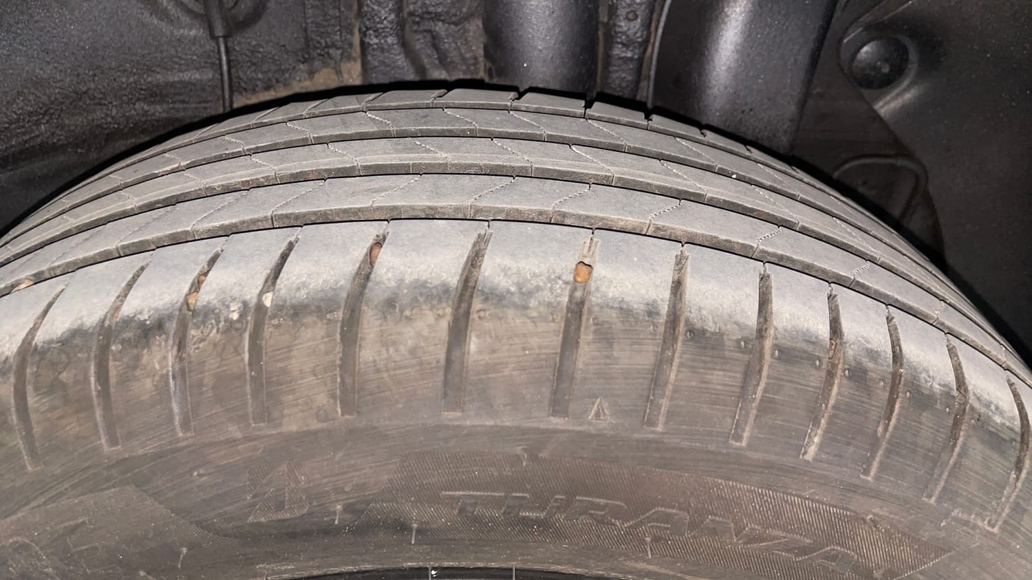 Used 2019 Hyundai Elite i20 Sportz Plus 1.2 CVT Petrol Automatic tyres LEFT REAR TYRE TREAD VIEW