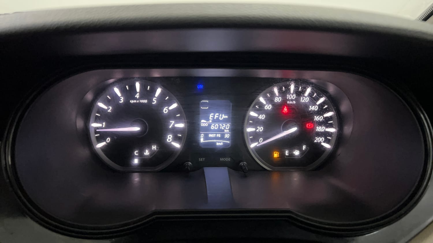 Used 2015 Tata Zest XMS Petrol Petrol Manual interior CLUSTERMETER VIEW