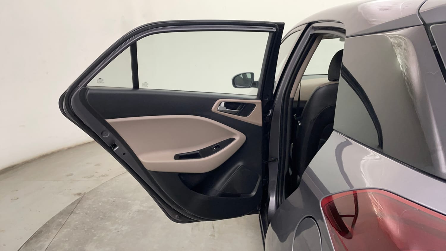 Used 2019 Hyundai Elite i20 Sportz Plus 1.2 CVT Petrol Automatic interior LEFT REAR DOOR OPEN VIEW