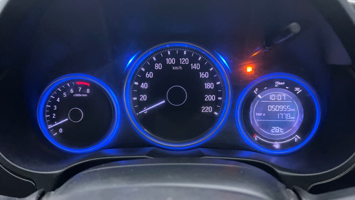 Used 2014 Honda City SV Petrol Manual interior CLUSTERMETER VIEW