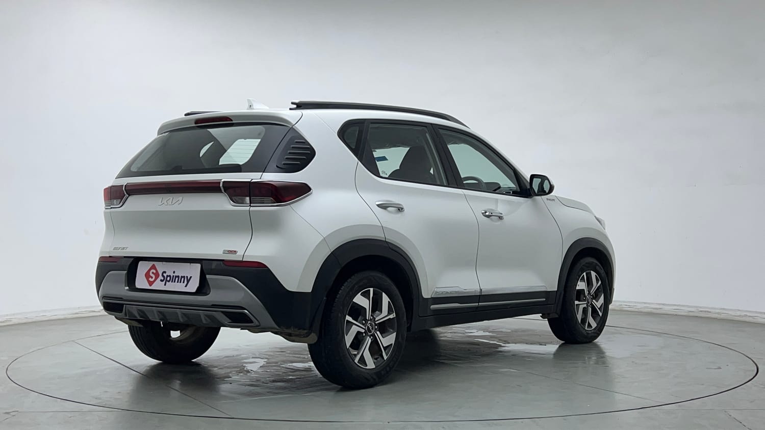 Used 2023 Kia Sonet HTX 1.0 Turbo Petrol DCT Petrol Automatic exterior RIGHT REAR CORNER VIEW