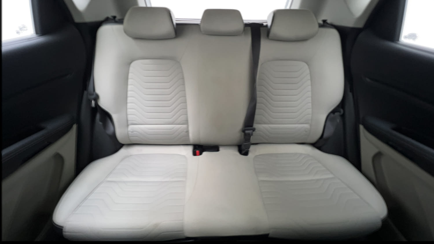 Used 2023 Kia Sonet HTX 1.0 Turbo Petrol DCT Petrol Automatic interior REAR SEAT CONDITION VIEW