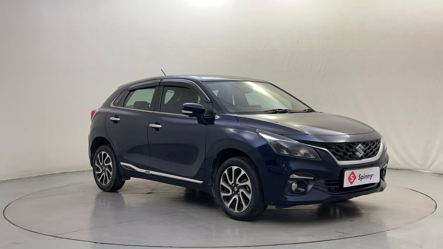 Used 2022 Maruti Suzuki Baleno Alpha MT Petrol Manual exterior RIGHT FRONT CORNER VIEW