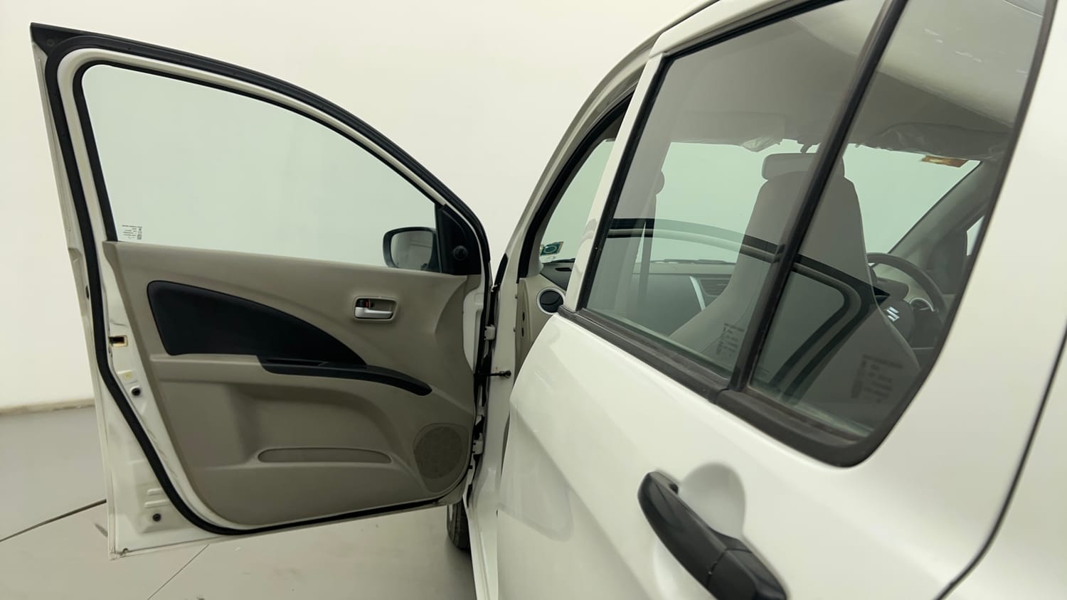 Used 2015 Maruti Suzuki Celerio VXi AMT Petrol Automatic interior LEFT FRONT DOOR OPEN VIEW