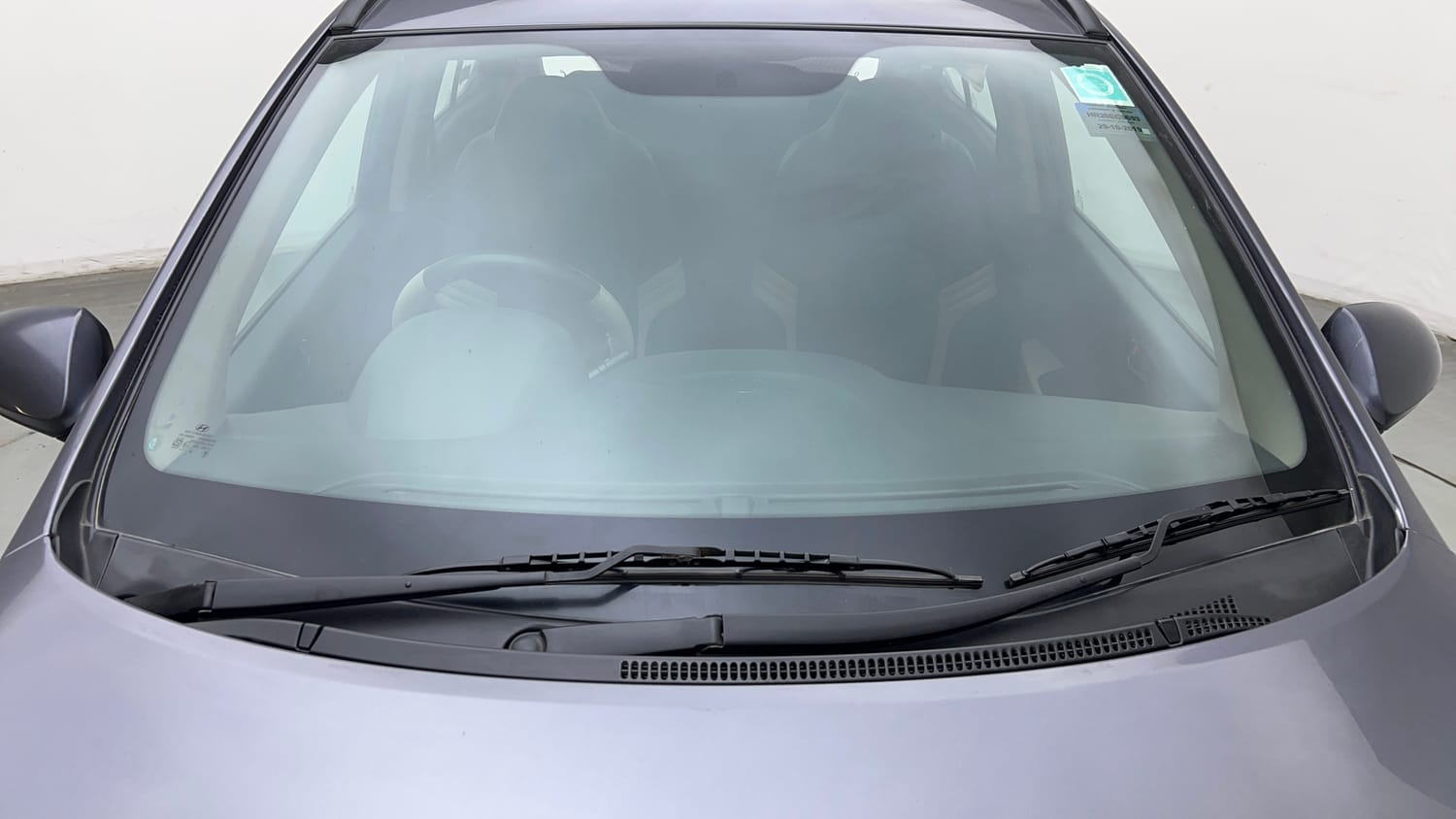 Used 2019 Hyundai Grand i10 Magna 1.2 Kappa VTVT Petrol Manual exterior FRONT WINDSHIELD VIEW