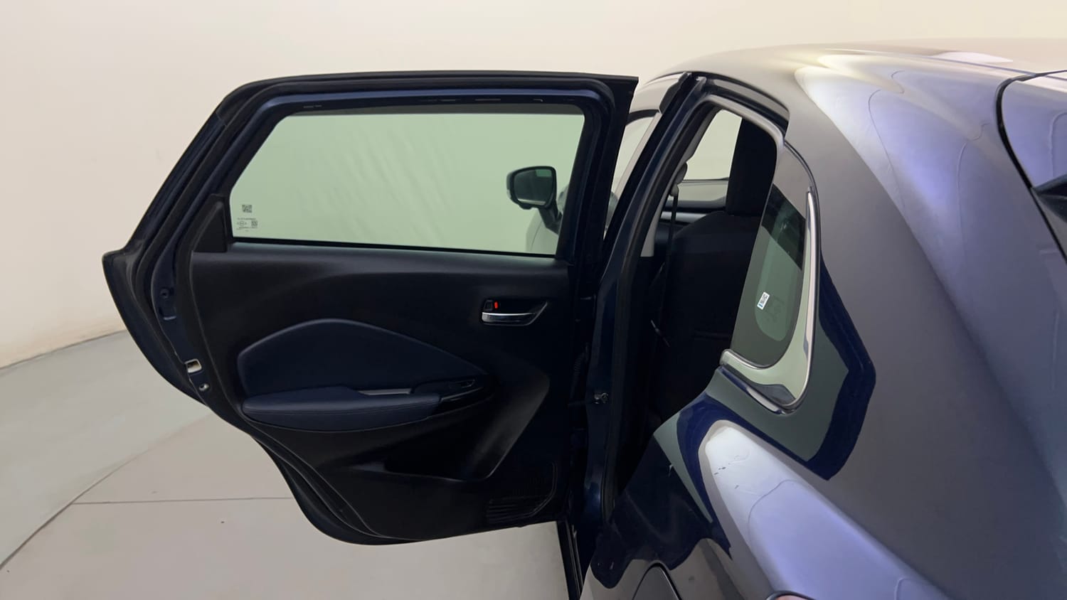 Used 2022 Maruti Suzuki Baleno Alpha MT Petrol Manual interior LEFT REAR DOOR OPEN VIEW