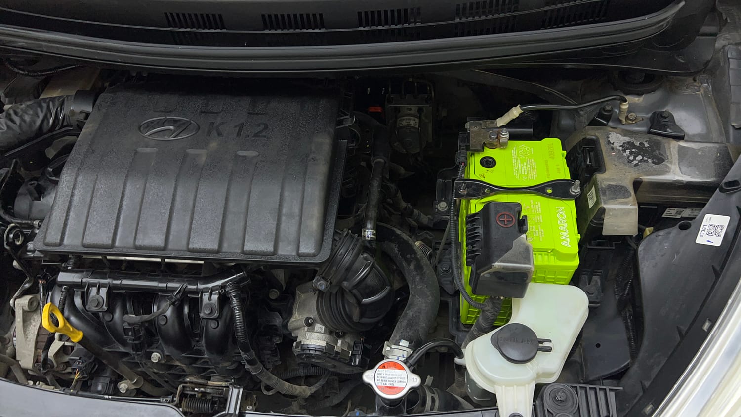 Used 2019 Hyundai Grand i10 Magna 1.2 Kappa VTVT Petrol Manual engine ENGINE LEFT SIDE VIEW