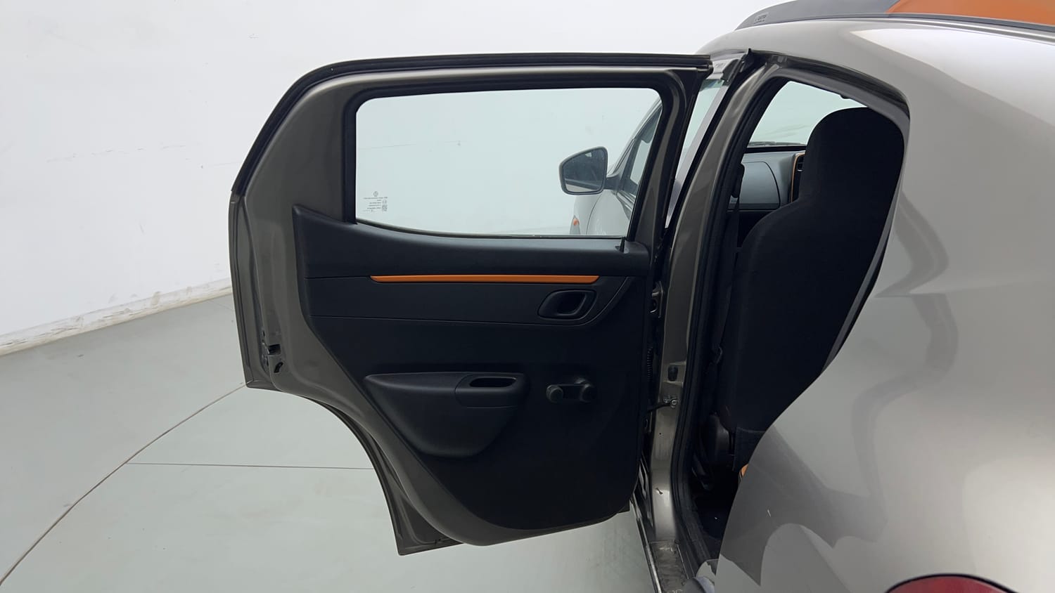 Used 2020 Renault Kwid CLIMBER 1.0 AMT Petrol Automatic interior LEFT REAR DOOR OPEN VIEW