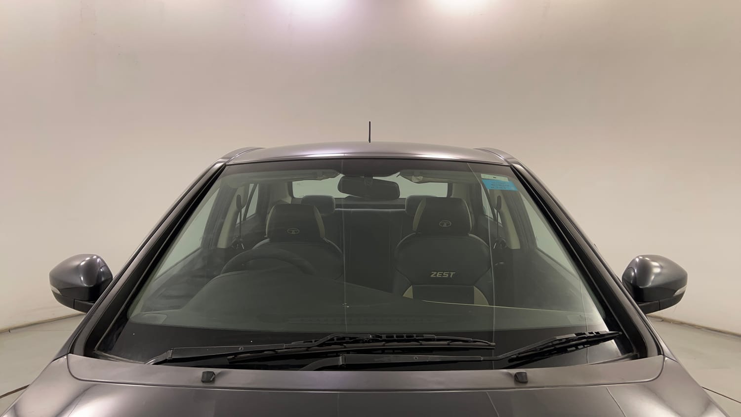 Used 2015 Tata Zest XMS Petrol Petrol Manual exterior FRONT WINDSHIELD VIEW