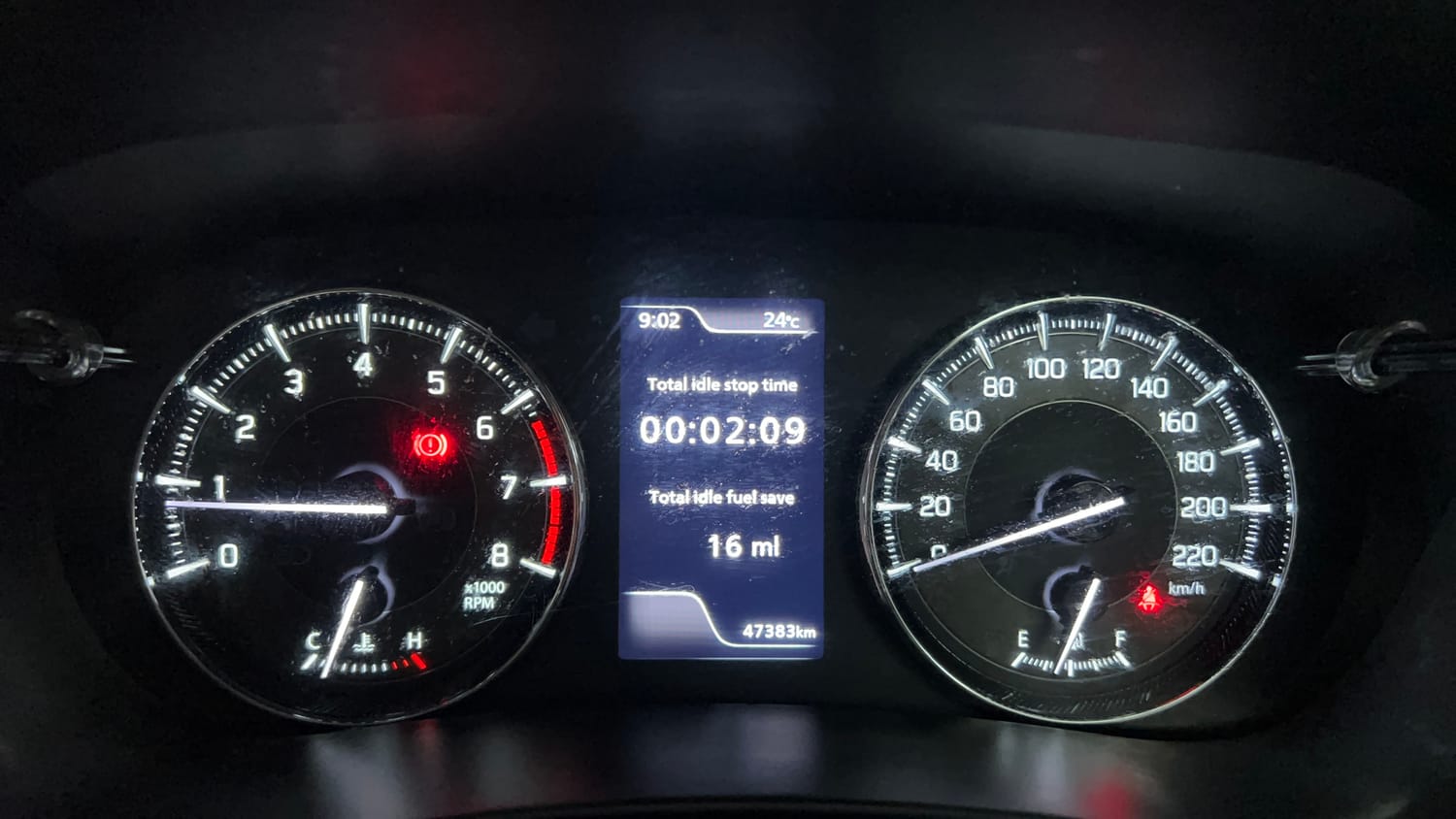 Used 2022 Maruti Suzuki Baleno Alpha MT Petrol Manual interior CLUSTERMETER VIEW