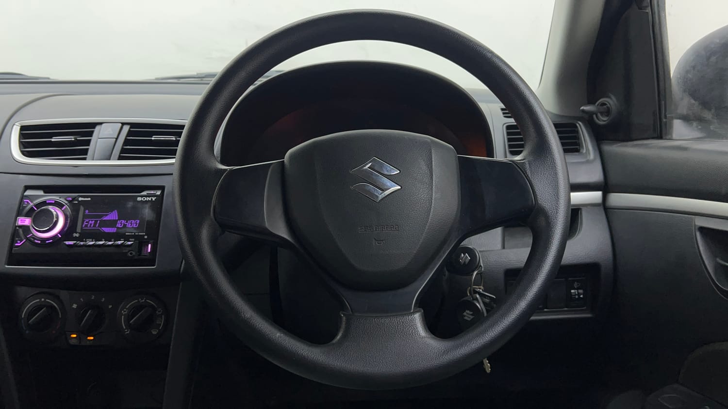 Used 2017 Maruti Suzuki Swift Lxi (O) Petrol Manual interior STEERING VIEW