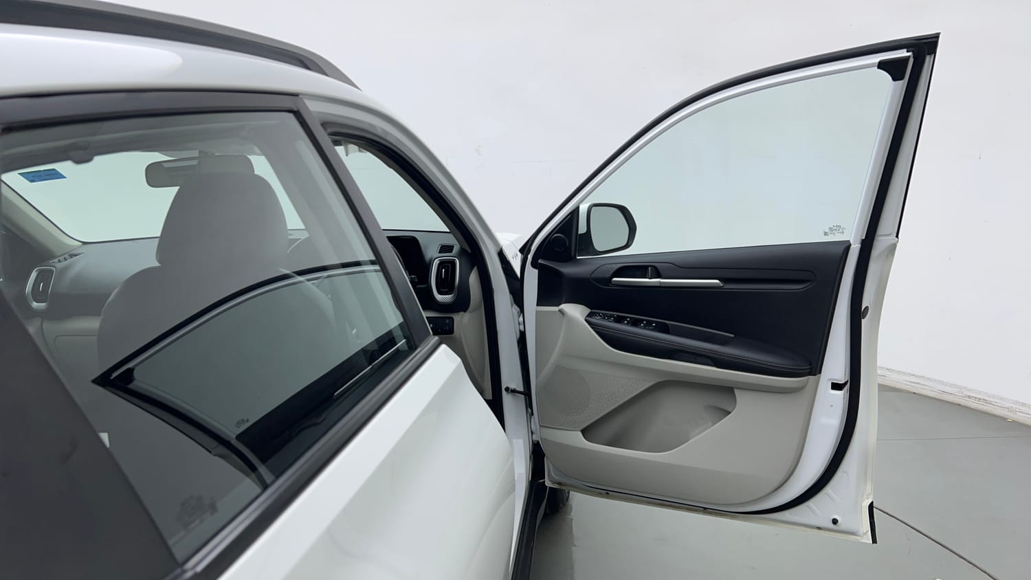 Used 2023 Kia Sonet HTX 1.0 Turbo Petrol DCT Petrol Automatic interior RIGHT FRONT DOOR OPEN VIEW