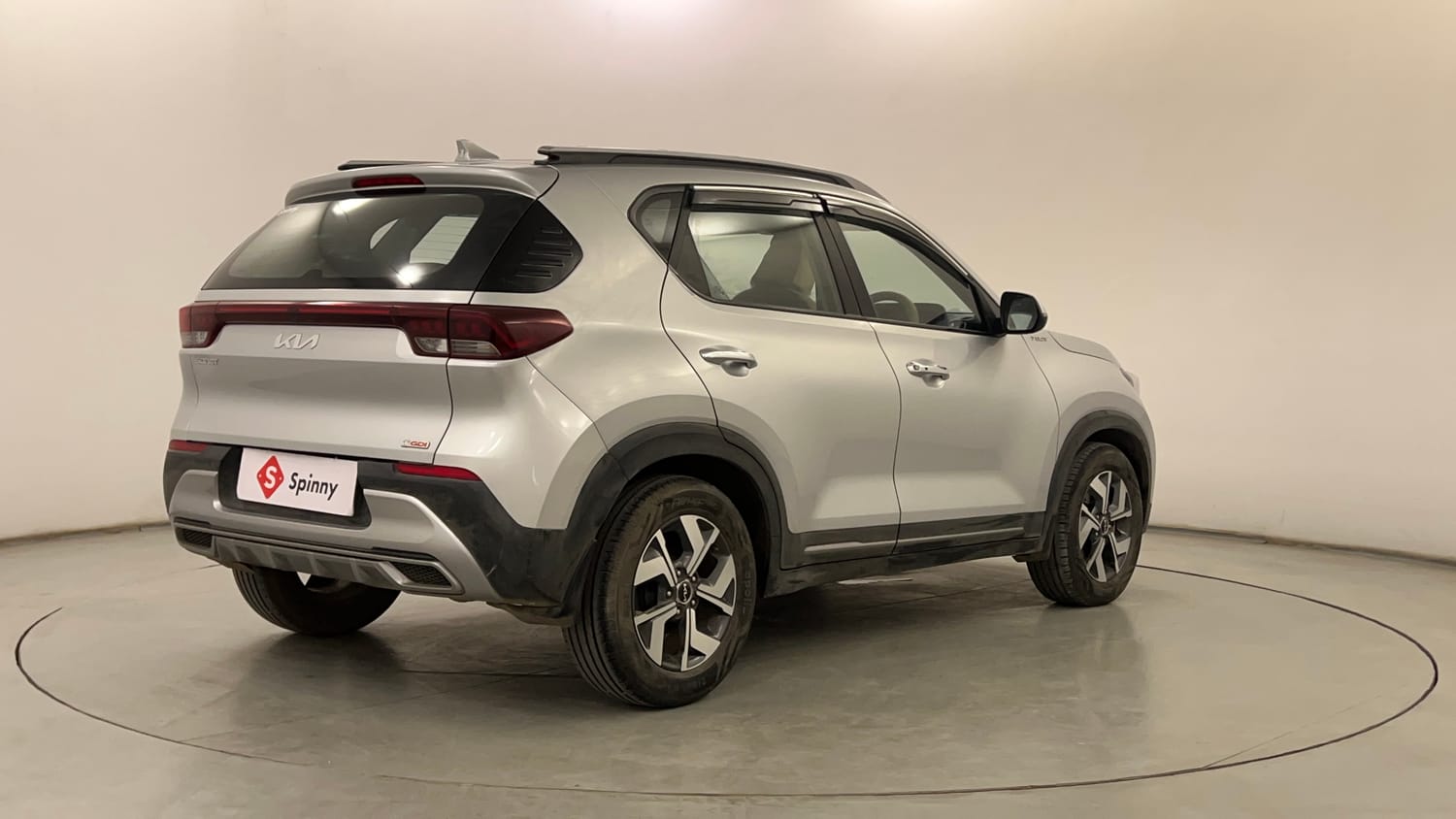 Used 2023 Kia Sonet HTX 1.0 DCT Petrol Automatic exterior RIGHT REAR CORNER VIEW