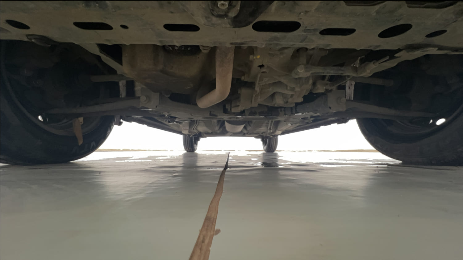 Used 2023 Maruti Suzuki S-Presso VXi Petrol Manual extra FRONT LEFT UNDERBODY VIEW