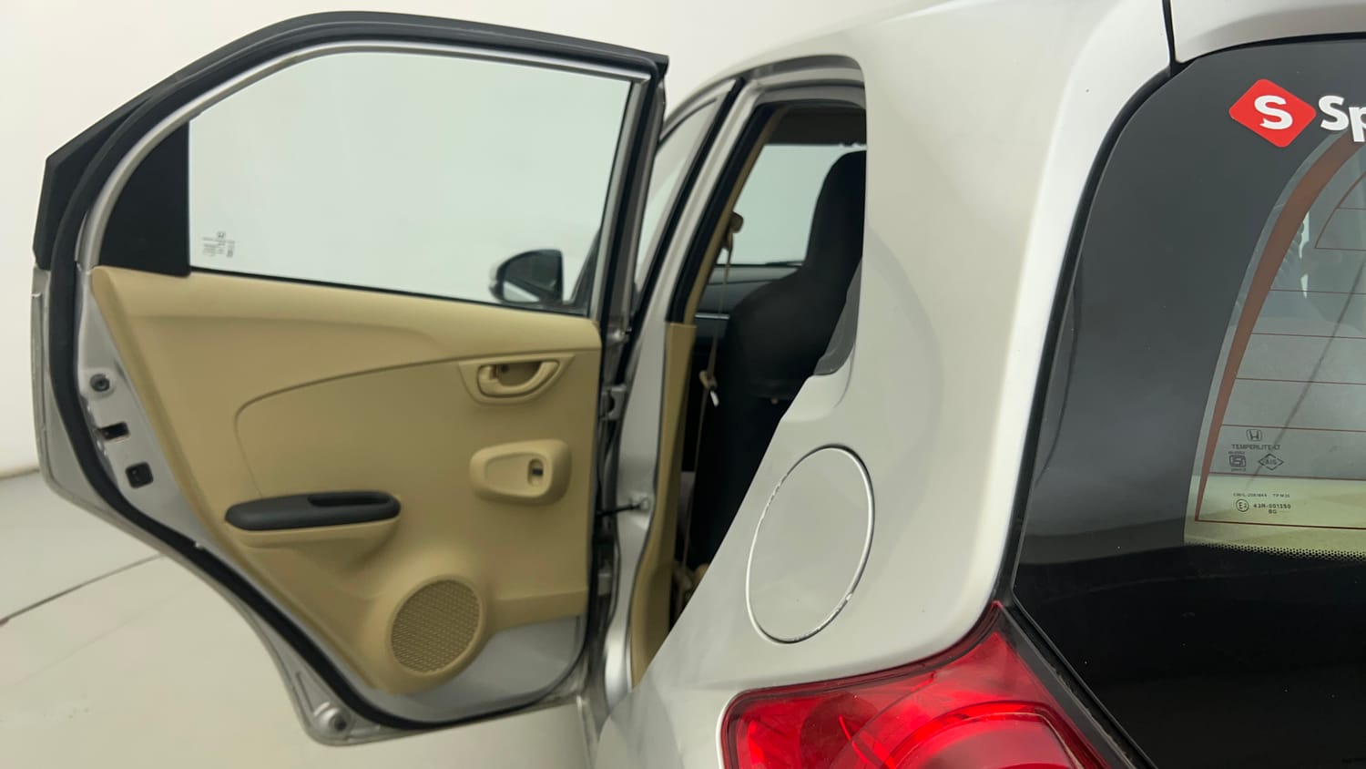 Used 2017 Honda Brio S MT Petrol Manual interior LEFT REAR DOOR OPEN VIEW