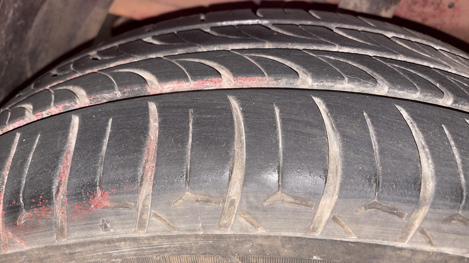 Used 2014 Tata Zest XE Petrol Petrol Manual tyres LEFT FRONT TYRE TREAD VIEW
