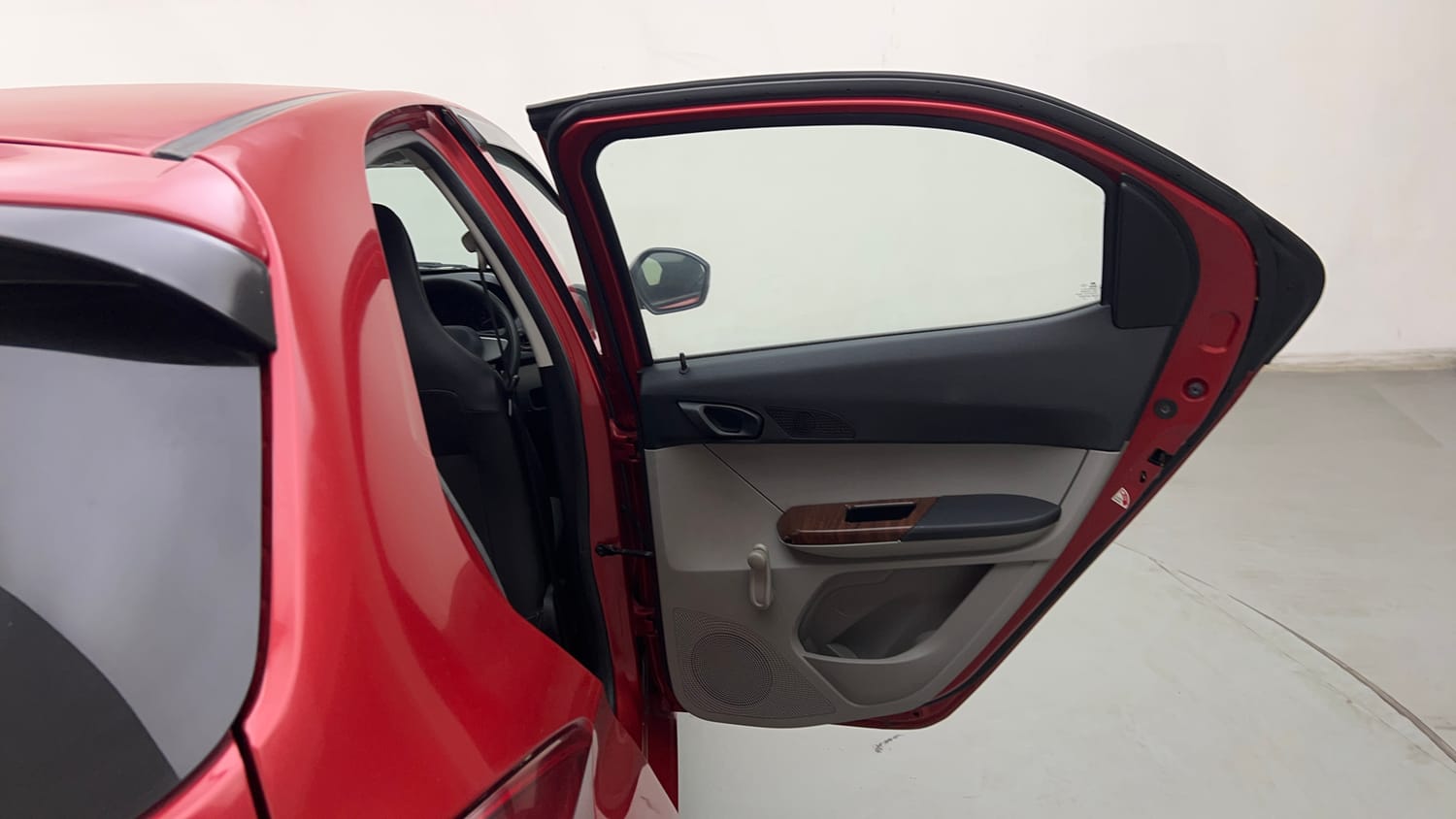 Used 2019 Tata Tiago Revotron XE Petrol Manual interior RIGHT REAR DOOR OPEN VIEW