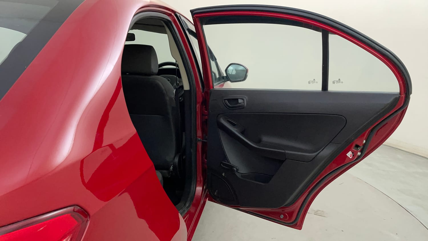Used 2014 Tata Zest XE Petrol Petrol Manual interior RIGHT REAR DOOR OPEN VIEW
