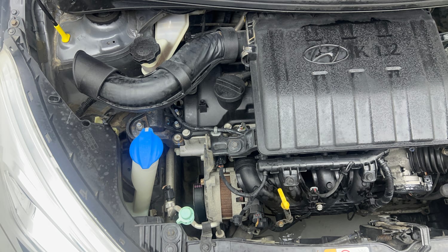 Used 2018 Hyundai Grand i10 Magna AT 1.2 Kappa VTVT Petrol Automatic engine ENGINE RIGHT SIDE VIEW