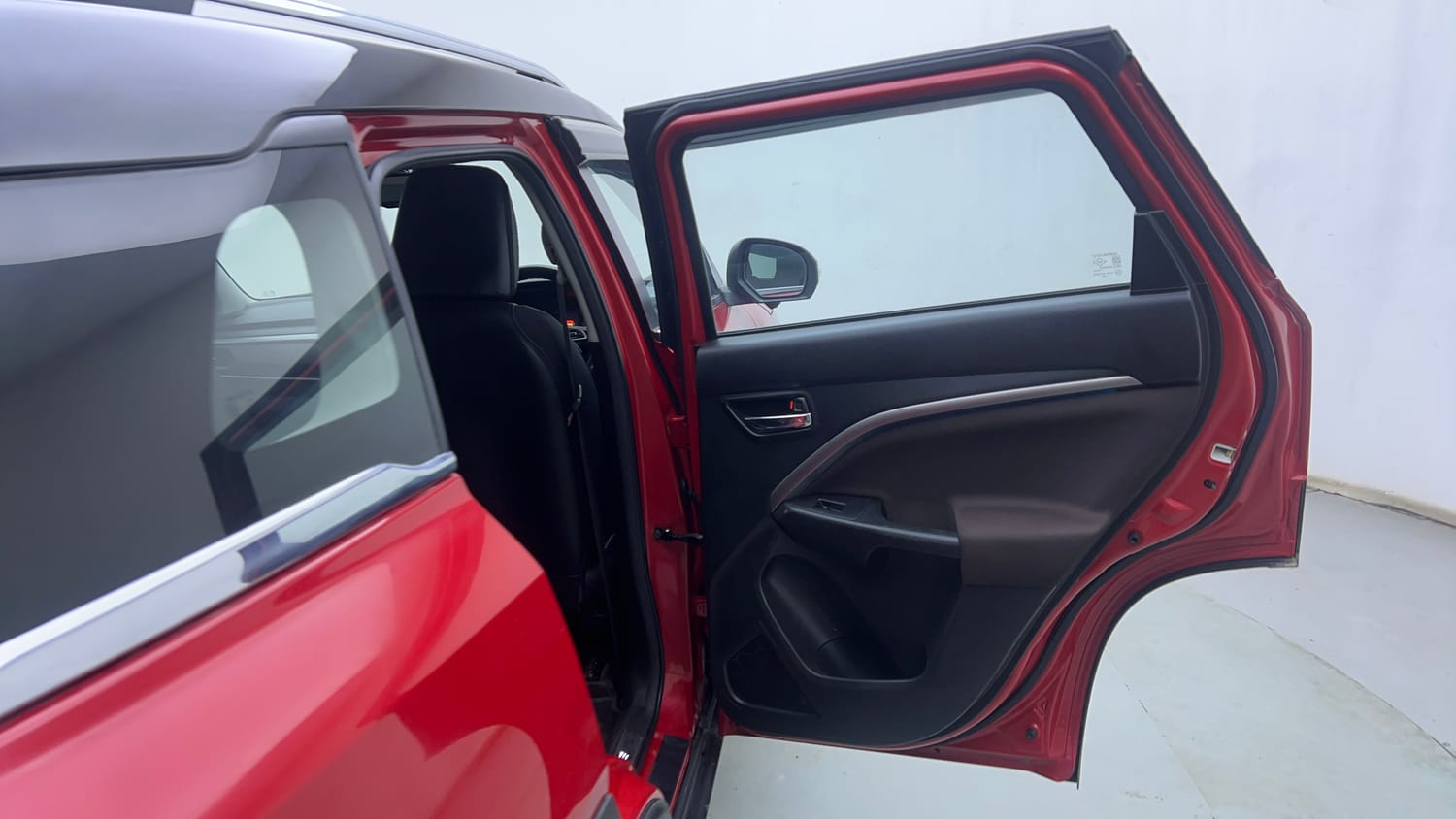 Used 2024 Maruti Suzuki Brezza Zxi Plus Dual Tone Petrol Manual interior RIGHT REAR DOOR OPEN VIEW