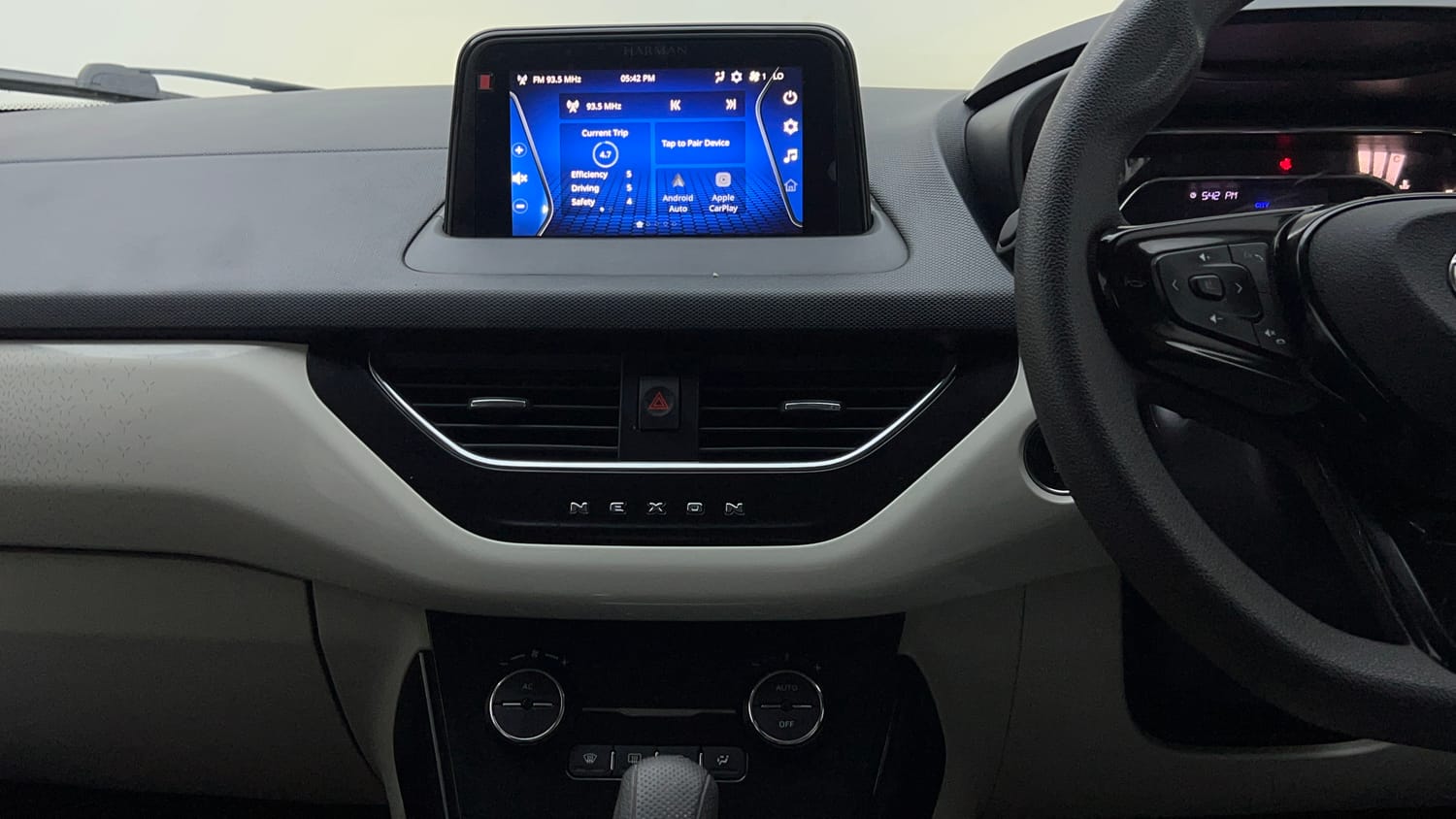 Used 2021 Tata Nexon XZA Plus Petrol Automatic interior MUSIC SYSTEM & AC CONTROL VIEW