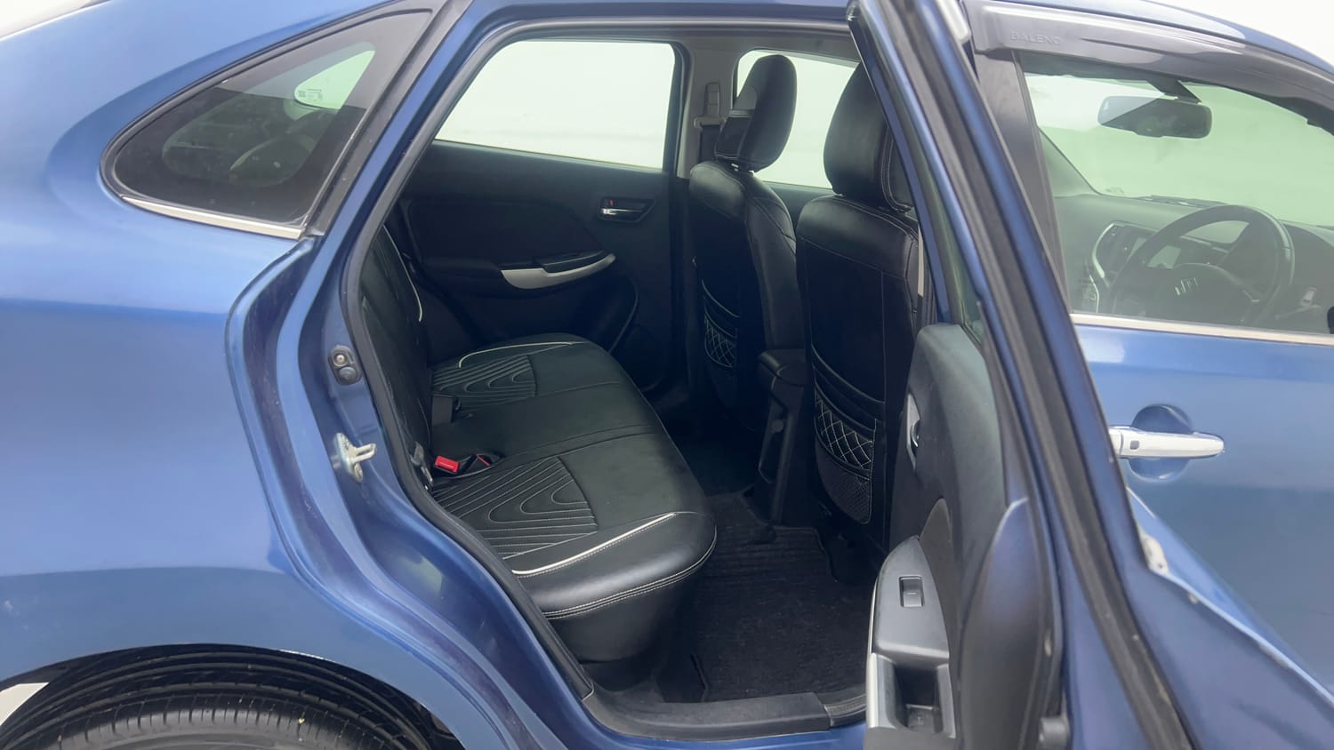 Used 2018 Maruti Suzuki Baleno Zeta 1.2 Petrol Manual interior RIGHT SIDE REAR DOOR CABIN VIEW