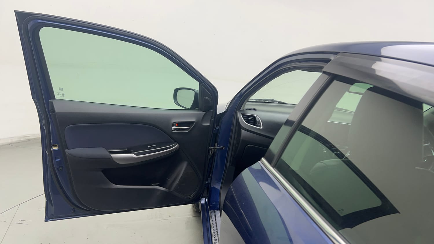 Used 2021 Maruti Suzuki Baleno Alpha Petrol Manual interior LEFT FRONT DOOR OPEN VIEW