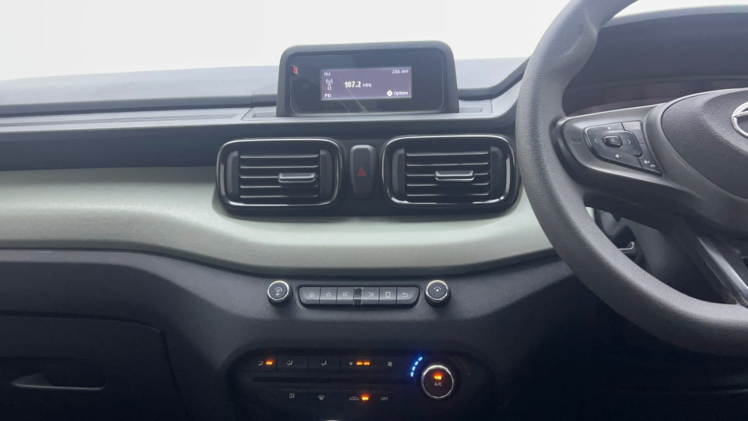 Used 2022 Tata Punch Adventure MT Petrol Manual interior MUSIC SYSTEM & AC CONTROL VIEW