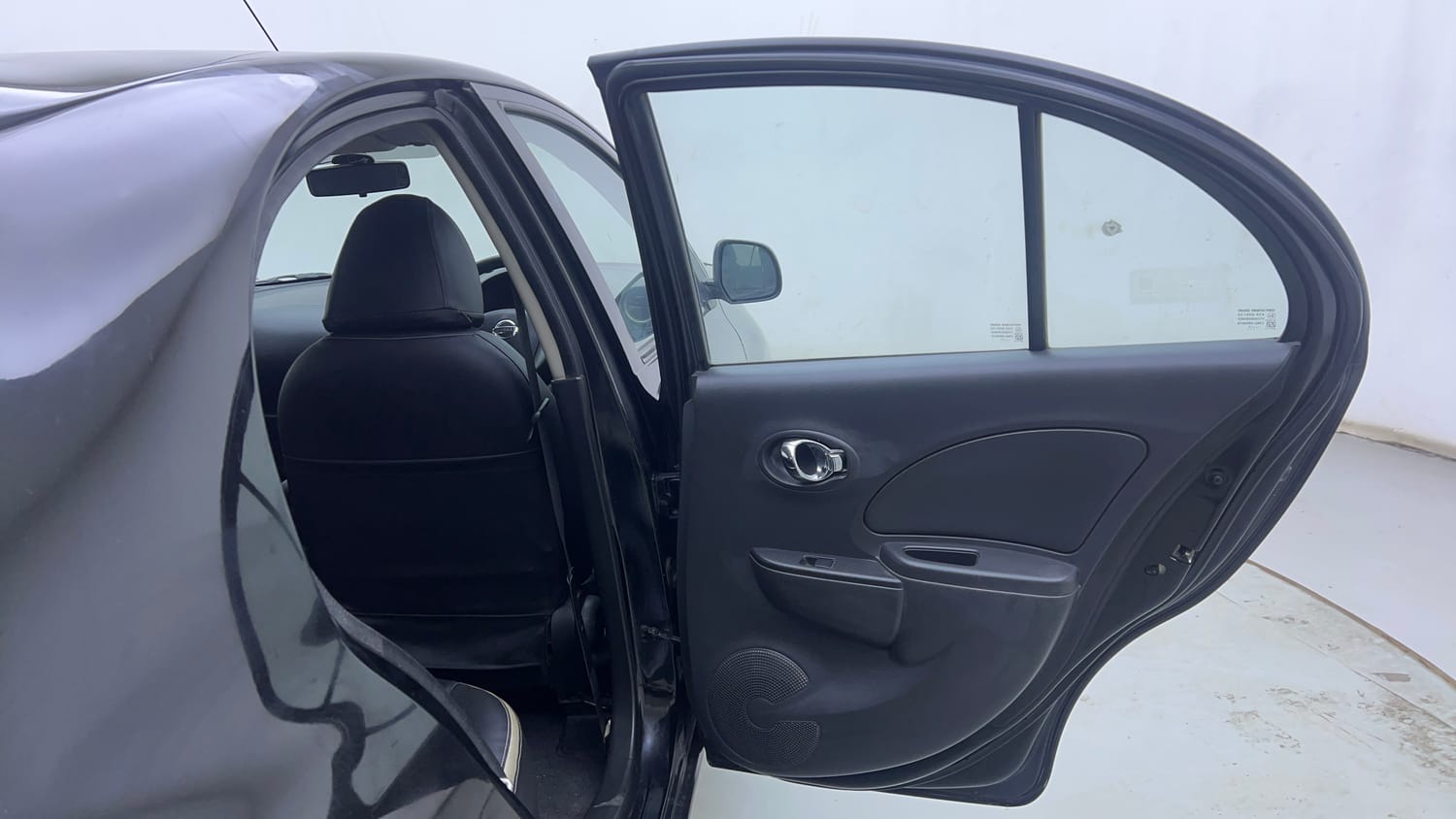 Used 2017 Nissan Micra XL CVT Petrol Automatic interior RIGHT REAR DOOR OPEN VIEW