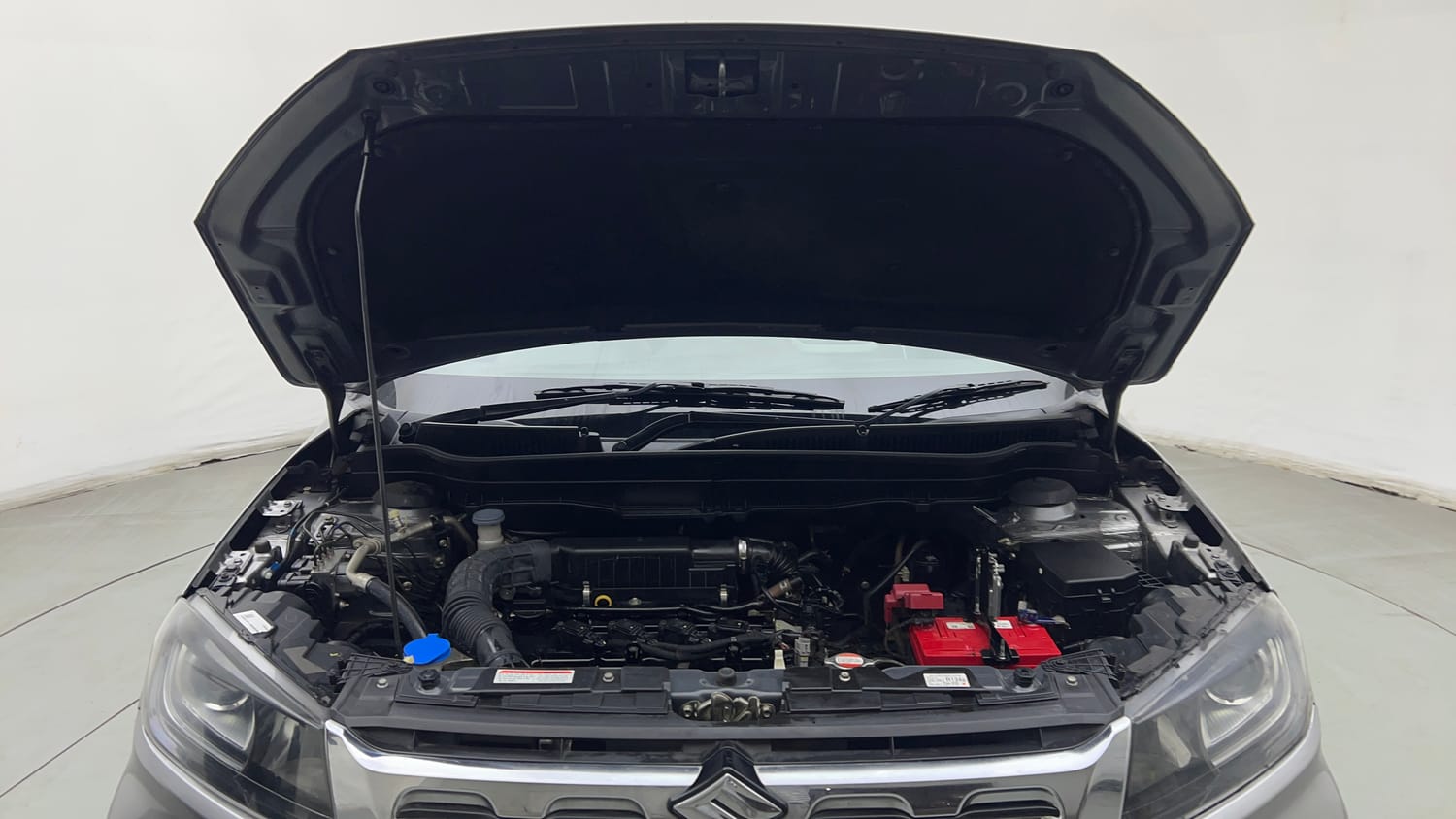 Used 2021 maruti-suzuki Vitara Brezza LXi Petrol Manual engine ENGINE & BONNET OPEN FRONT VIEW