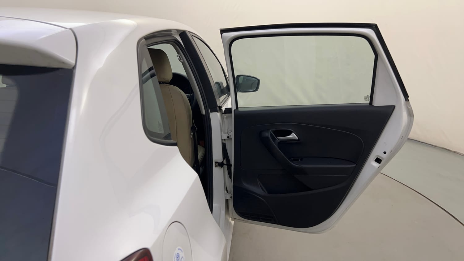 Used 2015 Volkswagen Polo Comfortline 1.2L (P) Petrol Manual interior RIGHT REAR DOOR OPEN VIEW