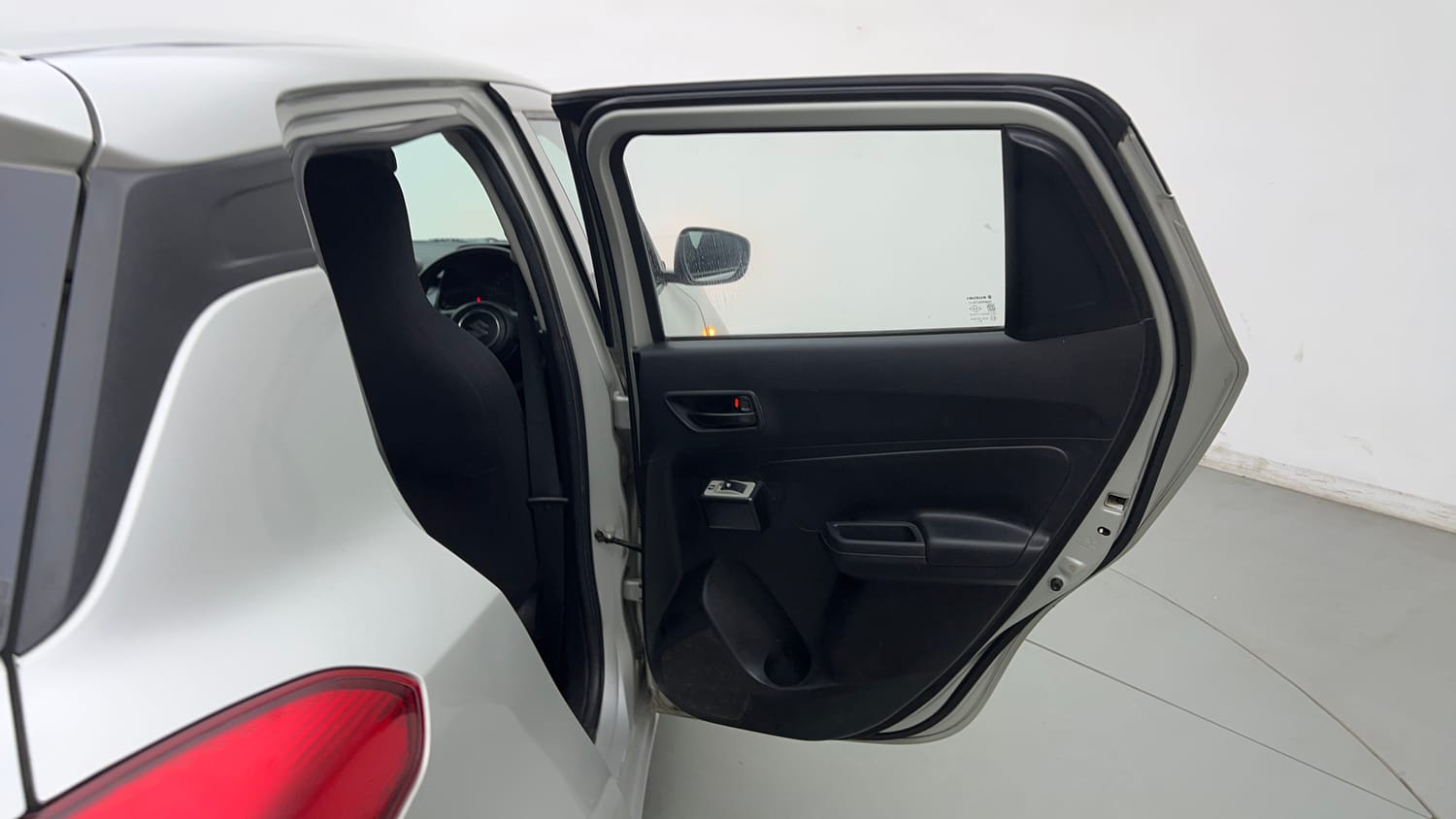 Used 2019 Maruti Suzuki Swift LXi Petrol Manual interior RIGHT REAR DOOR OPEN VIEW