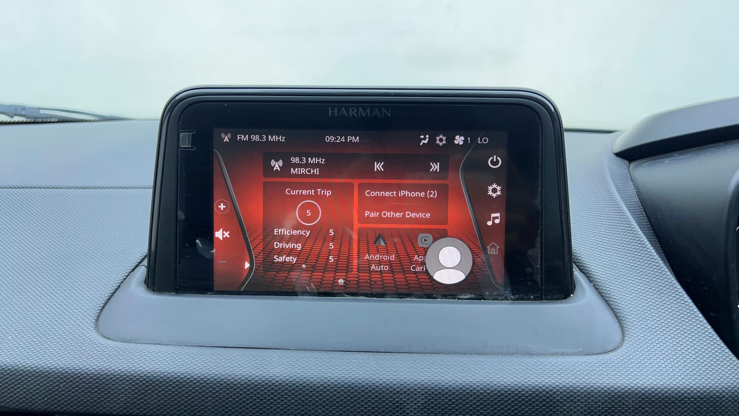 Used 2022 Tata Nexon XZA Plus Petrol Automatic interior MUSIC SYSTEM & AC CONTROL VIEW