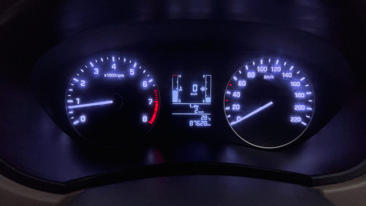 Used 2015 Hyundai Elite i20 Era 1.2 Petrol Manual interior CLUSTERMETER VIEW