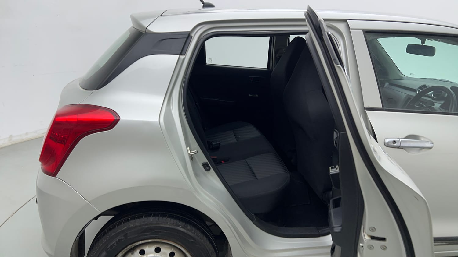 Used 2019 Maruti Suzuki Swift LXi Petrol Manual interior RIGHT SIDE REAR DOOR CABIN VIEW