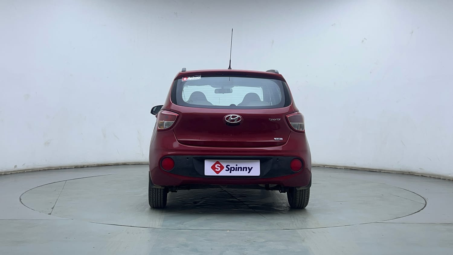 Used 2017 Hyundai Grand i10 Sportz (O) 1.2 Kappa VTVT Petrol Manual exterior BACK VIEW