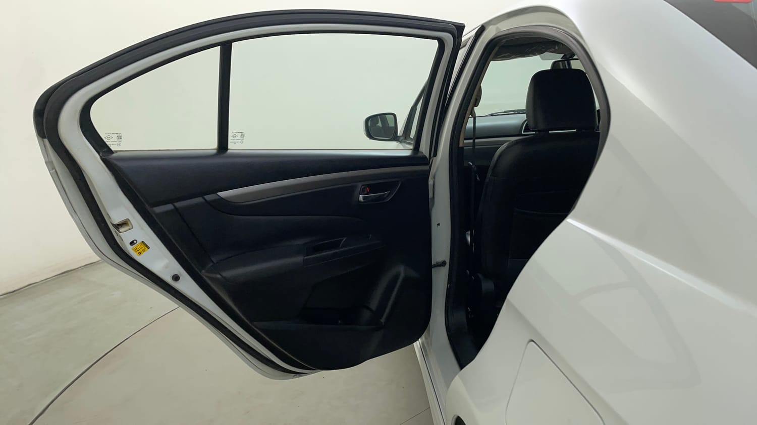 Used 2015 Maruti Suzuki Ciaz ZXi+ RS Petrol Manual interior LEFT REAR DOOR OPEN VIEW